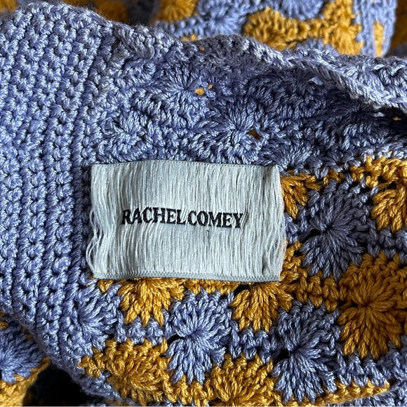 RACHEL COMEY Thatch Dress Crochet Periwinkle Sz M - Picture 8 of 11